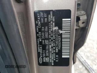 2012 Hyundai Accent GS z VIN KMHCT5AE0CU015960, wystawiony jako Copart lot #52250035 z przebiegiem 93 818 mil mil oraz Szkoda całkowita • Salvage title. Historia ofert i sprzedaży dostępna na DreamBid. Obrazek 12.