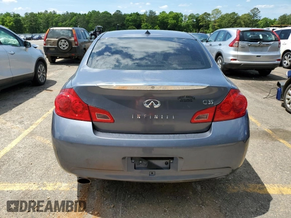2008 Infiniti G35 with VIN JNKBV61E18M205983, listed as a Copart auction lot 51067304 with 124,945 mi miles and Clean Title. Bid and sale history available at DreamBid. Image 6.