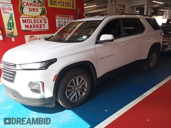 2022 Chevrolet Traverse LT with VIN 1GNEVHKW7NJ155600, listed as a IAAI auction lot 42793694 with 78,927 mi miles and . Bid and sale history available at DreamBid. Image 12.