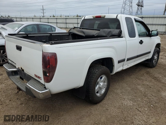 2007 GMC Canyon Work Truck with VIN 1GTDT19E978166946, listed as a Copart auction lot 73395724 with 221,595 mi miles and Salvage Title. Bid and sale history available at carsss.com. Image 3.