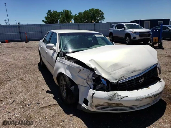 2005 Cadillac DeVille DHS with VIN 1G6KE57YX5U180240, listed as a Copart auction lot 59860054 with 0 mi miles and Salvage Title. Bid and sale history available at carsss.com. Image 10.