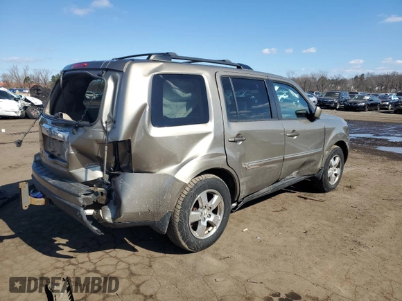 2011 Honda Pilot EX-L with VIN 5FNYF4H68BB047220, listed as a Copart auction lot 46145705 with 181,283 mi miles and Salvage Title. Bid and sale history available at carsss.com. Image 3.