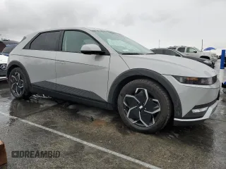 2024 Hyundai Ioniq 5 SEL with VIN KM8KN4DE5RU333836, listed as a Copart auction lot 48059625 with 6,341 mi miles and Salvage title. Bid and sale history available at DreamBid. Image 4.