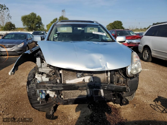 2012 Nissan Rogue SV with VIN JN8AS5MV5CW409876, listed as a Copart auction lot 71771134 with 86,952 mi miles and Salvage Title. Bid and sale history available at carsss.com. Image 5.