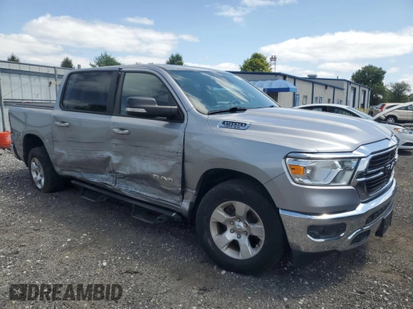2019 Ram 1500 Big Horn/Lone Star with VIN 1C6SRFFTXKN720177, listed as a Copart auction lot 68285414 with 63,406 mi miles and Salvage Title. Bid and sale history available at carsss.com. Image 4.