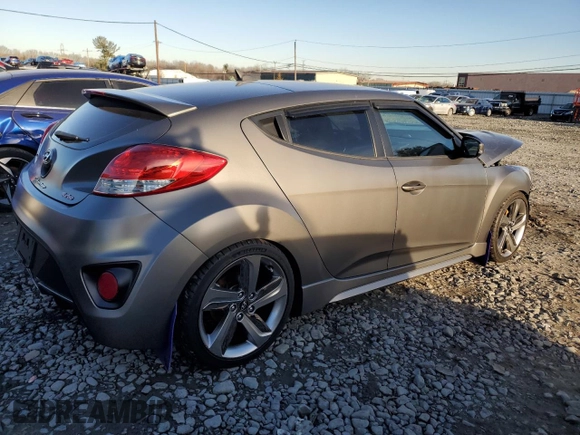 2013 Hyundai Veloster Turbo with VIN KMHTC6AE7DU178970, listed as a Copart auction lot 84644364 with 78,900 mi miles and Salvage title. Bid and sale history available at DreamBid. Image 3.