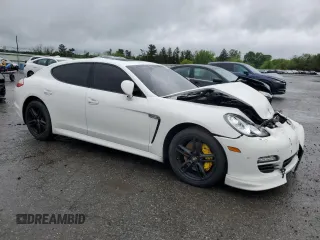 2010 Porsche Panamera S with VIN WP0AB2A71AL063808, listed as a Copart auction lot 56120525 with 46,338 mi miles and Salvage title. Bid and sale history available at DreamBid. Image 4.