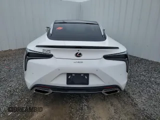 2018 Lexus LC with VIN JTHHP5AY4JA003946, listed as a Copart auction lot 85205524 with 1 mi miles and Salvage Title. Bid and sale history available at carsss.com. Image 6.