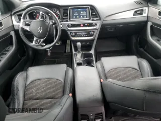 2019 Hyundai Sonata SEL with VIN 5NPE34AF9KH814791, listed as a Copart auction lot 44158555 with 54,496 mi miles and Salvage Title. Bid and sale history available at DreamBid. Image 8.