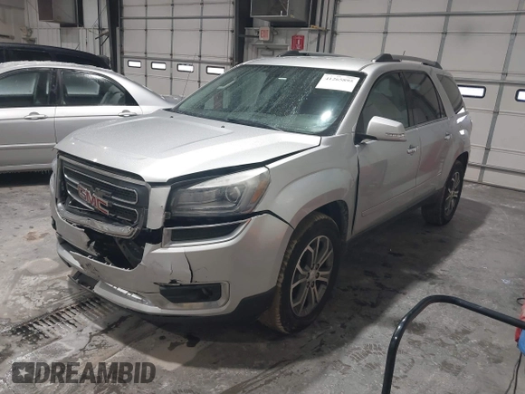2014 GMC Acadia SLT with VIN 1GKKRRKD8EJ351912, listed as a IAAI auction lot 41265895 with 126,127 mi miles. Bid and sale history available at carsss.com. Image 2.