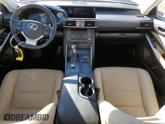 2020 Lexus IS 300 with VIN JTHD81F25L5041559, listed as a Copart auction lot 77375744 with 18,263 mi miles and Salvage title. Bid and sale history available at DreamBid. Image 8.