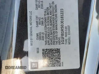 2018 Chevrolet Camaro 1LT with VIN 1G1FB1RS0J0181223, listed as a Copart auction lot 73406604 with 47,998 mi miles and Salvage Title. Bid and sale history available at DreamBid. Image 14.