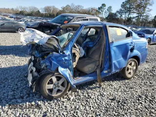 2007 Chevrolet Aveo LT with VIN KL1TG56647B072813, listed as a Copart auction lot 56561775 with Not provided miles and Non repairable. Bid and sale history available at DreamBid. Image 1.