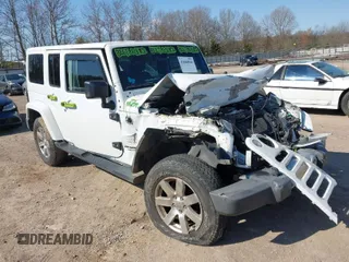 2015 Jeep Wrangler Unlimited Sahara with VIN 1C4BJWEG0FL578900, listed as a IAAI auction lot 41848564 with 96,444 mi miles. Bid and sale history available at carsss.com. Image 1.
