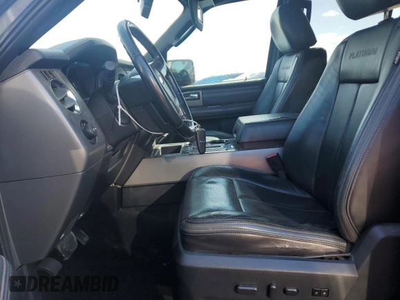 2015 Ford Expedition EL Platinum with VIN 1FMJK1LTXFEF24757, listed as a Copart auction lot 49492355 with 214,640 mi miles and Salvage Title. Bid and sale history available at carsss.com. Image 7.