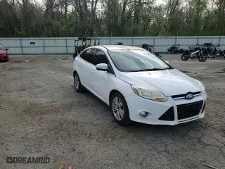 2012 Ford Focus SEL with VIN 1FAHP3H21CL316361, listed as a Copart auction lot 50066615 with 187,204 mi miles and Salvage Title. Bid and sale history available at carsss.com. Image 10.