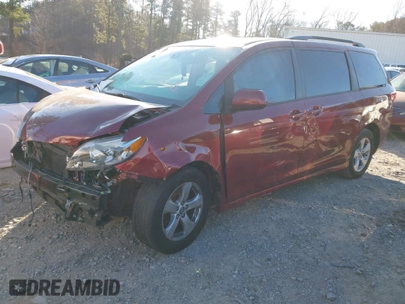 2019 Toyota Sienna LE Auto Access Seat with VIN 5TDKZ3DC5KS008650, listed as a IAAI auction lot 41245967 with 124,538 mi miles and . Bid and sale history available at DreamBid. Image 17.