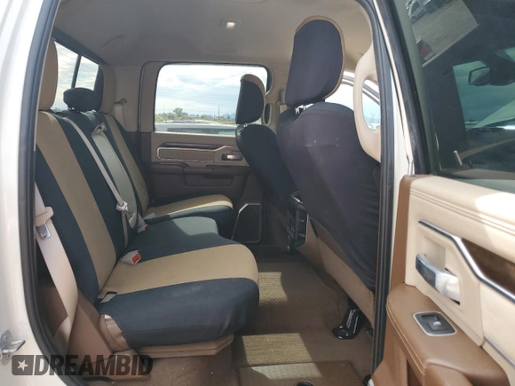 2022 Ram 2500 Laramie with VIN 3C6UR5FL5NG228396, listed as a Copart auction lot 52567385 with 94,460 mi miles and Salvage Title. Bid and sale history available at carsss.com. Image 10.