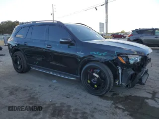 2022 Mercedes-Benz GLS 63 AMG with VIN 4JGFF8KE6NA826302, listed as a Copart auction lot 75299524 with 31,346 mi miles and Salvage Title. Bid and sale history available at DreamBid. Image 4.