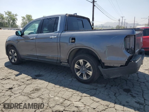 2019 Honda Ridgeline RTL-E with VIN 5FPYK3F73KB016675, listed as a Copart auction lot 55340905 with 69,571 mi miles and Salvage title. Bid and sale history available at DreamBid. Image 2.