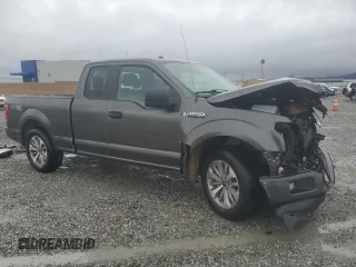 2018 Ford F-150 XL with VIN 1FTEX1CP6JKC71439, listed as a Copart auction lot 45027895 with 130,459 mi miles and Salvage Title. Bid and sale history available at carsss.com. Image 4.