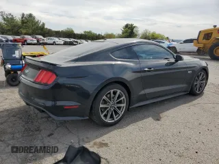 2015 Ford Mustang GT with VIN 1FA6P8CF5F5340461, listed as a Copart auction lot 54206965 with 75,313 mi miles and Salvage Title. Bid and sale history available at DreamBid. Image 3.