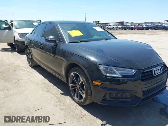 2019 Audi A4 Premium z VIN WAUGMAF49KN014940, wystawiony jako IAAI lot #41962088 z przebiegiem 69 099 mil mil oraz . Historia ofert i sprzedaży dostępna na DreamBid. Obrazek 1.