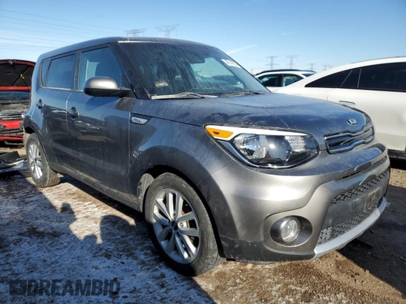 2018 Kia Soul + with VIN KNDJP3A52J7574653, listed as a Copart auction lot 46314535 with 52,343 mi miles and Salvage Title. Bid and sale history available at carsss.com. Image 4.