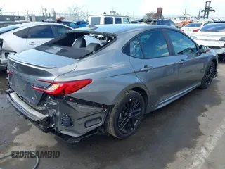 2025 Toyota Camry LE with VIN 4T1DAACK9SU511344, listed as a IAAI auction lot 41915556 with 8,079 mi miles and . Bid and sale history available at DreamBid. Image 4.