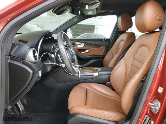 2020 Mercedes-Benz GLC with VIN W1N0G8DB4LF813289, listed as a Copart auction lot 53492595 with 46,538 mi miles and Salvage Title. Bid and sale history available at carsss.com. Image 7.