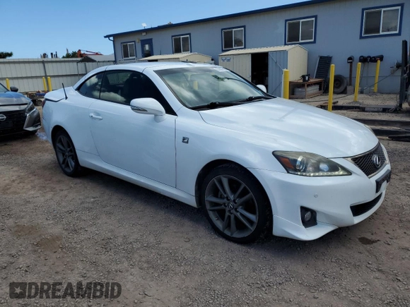 2013 Lexus IS 250 C with VIN JTHFF2C27D2528371, listed as a Copart auction lot 57607525 with 101,838 mi miles and Clean title. Bid and sale history available at DreamBid. Image 4.