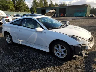 2002 Toyota Celica GT with VIN JTDDR32T220142482, listed as a Copart auction lot 77912724 with 224,190 mi miles and Salvage Title. Bid and sale history available at carsss.com. Image 4.
