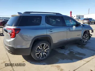 2021 GMC Acadia SLT with VIN 1GKKNMLS1MZ145794, listed as a Copart auction lot 80501034 with 143,478 mi miles and Clean Title. Bid and sale history available at carsss.com. Image 3.