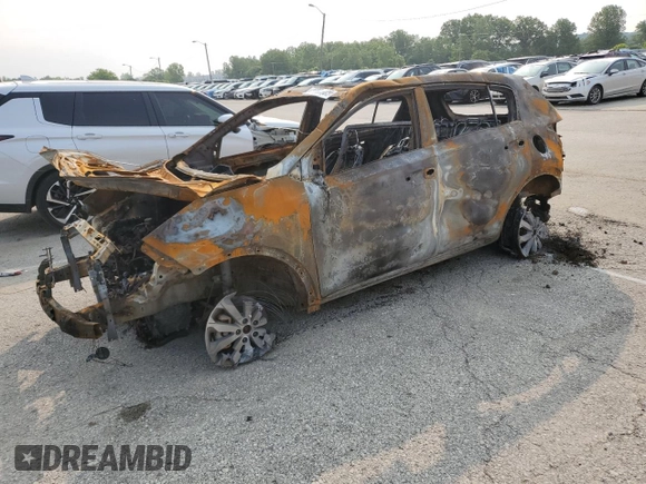2018 Kia Sportage EX with VIN KNDPNCACXJ7371573, listed as a Copart auction lot 58895905 with Not provided miles and Salvage title. Bid and sale history available at DreamBid. Image 1.