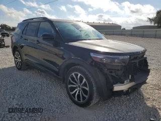 2022 Ford Explorer ST-Line with VIN 1FMSK7KH1NGA28334, listed as a Copart auction lot 75318684 with 44,802 mi miles and Salvage Title. Bid and sale history available at carsss.com. Image 4.