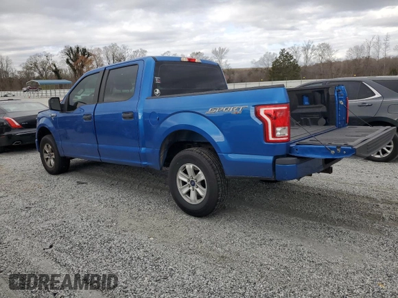 2015 Ford F-150 XLT with VIN 1FTEW1EF7FFC18014, listed as a Copart auction lot 49843605 with 122,701 mi miles and Salvage Title. Bid and sale history available at carsss.com. Image 2.