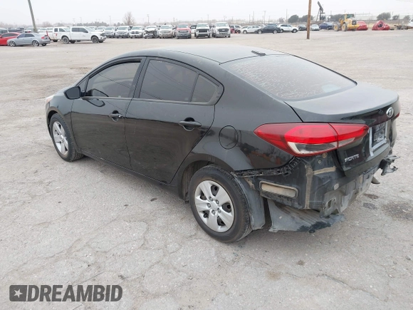 2017 Kia Forte LX with VIN 3KPFK4A78HE078892, listed as a IAAI auction lot 41435604 with 114,035 mi miles. Bid and sale history available at carsss.com. Image 3.