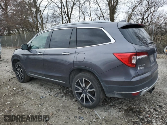 2022 Honda Pilot Touring 7-Passenger with VIN 5FNYF6H69NB033777, listed as a Copart auction lot 82638904 with 79,480 mi miles and Salvage Title. Bid and sale history available at carsss.com. Image 2.