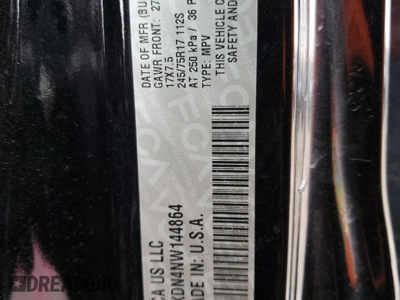 2022 Jeep Wrangler Unlimited Sport with VIN 1C4HJXDN4NW144864, listed as a Copart auction lot 81532584 with 34,830 mi miles and Salvage Title. Bid and sale history available at DreamBid. Image 14.
