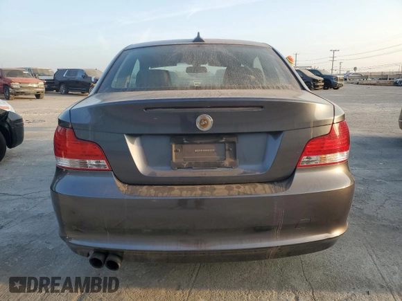 2008 BMW 1 Series 128i with VIN WBAUP93588VF47802, listed as a Copart auction lot 87091974 with 108,160 mi miles and Clean title. Bid and sale history available at DreamBid. Image 6.