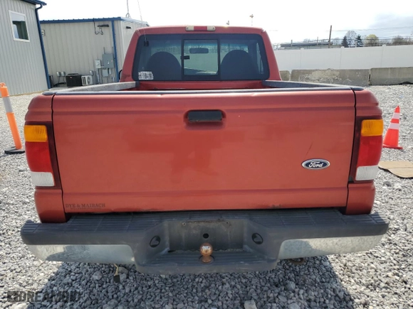 1998 Ford Ranger XLT with VIN 1FTYR11X8WPA46721, listed as a Copart auction lot 51543675 with 87,380 mi miles and Clean Title. Bid and sale history available at carsss.com. Image 6.