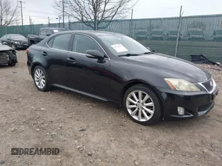 2010 Lexus IS 250 with VIN JTHBF5C23A5110349, listed as a IAAI auction lot 41726572 with 175,470 mi miles. Bid and sale history available at carsss.com. Image 1.