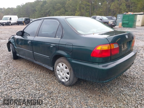 2000 Honda Civic VP with VIN 2HGEJ6615YH603265, listed as a IAAI auction lot 40861514 with 186,694 mi miles. Bid and sale history available at carsss.com. Image 3.