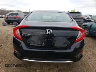 2019 Honda Civic LX with VIN 19XFC2F6XKE004169, listed as a Copart auction lot 83847414 with 65,517 mi miles and Salvage Title. Bid and sale history available at DreamBid. Image 6.