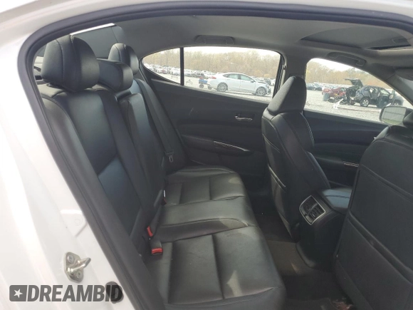 2017 Acura TLX with VIN 19UUB1F32HA005839, listed as a Copart auction lot 50498705 with 50,660 mi miles and Salvage title. Bid and sale history available at DreamBid. Image 10.