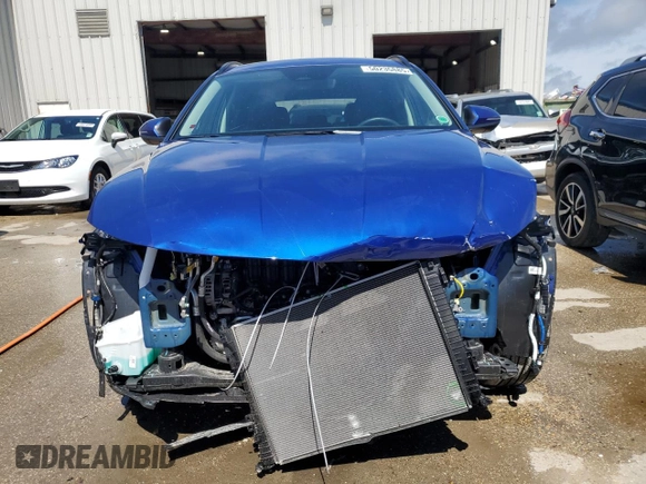 2024 Hyundai Tucson SEL with VIN 5NMJF3DE5RH313018, listed as a Copart auction lot 50235885 with 6,597 mi miles and Salvage Title. Bid and sale history available at carsss.com. Image 5.