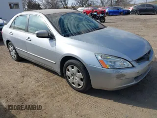 2004 Honda Accord LX z VIN 1HGCM66394A047177, wystawiony jako IAAI lot #41903775 z przebiegiem 161 063 mil mil oraz . Historia ofert i sprzedaży dostępna na DreamBid. Obrazek 1.