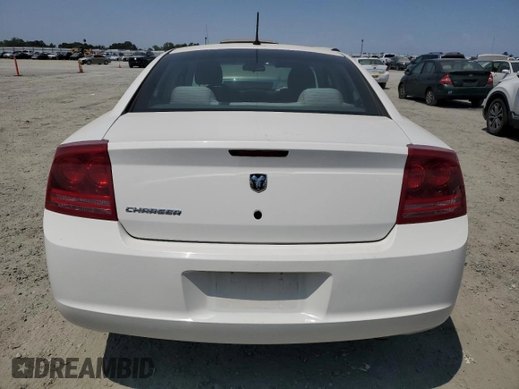 2008 Dodge Charger with VIN 2B3KA43R58H239334, listed as a Copart auction lot 59234295 with 67,116 mi miles and Salvage title. Bid and sale history available at DreamBid. Image 6.