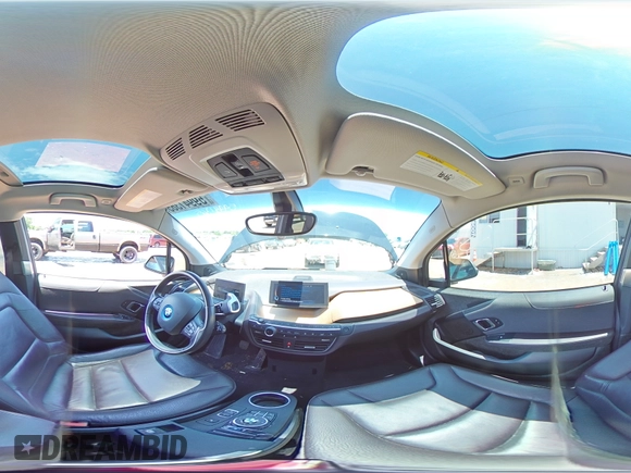 2017 BMW i3 with VIN WBY1Z8C38HV892218, listed as a Copart auction lot 59941365 with 38,313 mi miles and Salvage title. Bid and sale history available at DreamBid. Image 14.