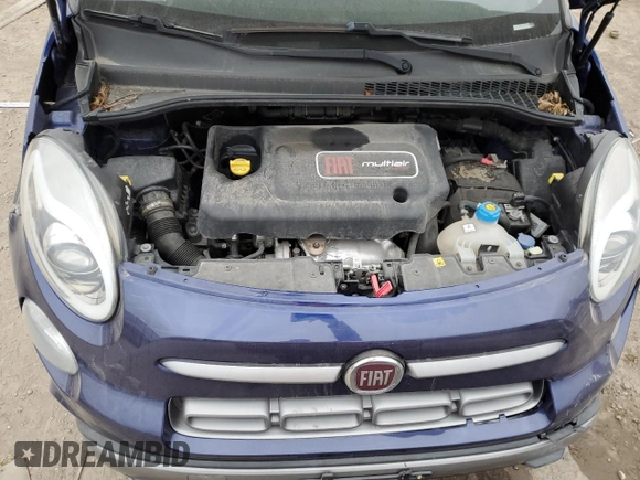 2018 FIAT 500L Trekking with VIN ZFBCFADH9JZ041163, listed as a Copart auction lot 80612384 with 108,385 mi miles and Salvage Title. Bid and sale history available at carsss.com. Image 11.